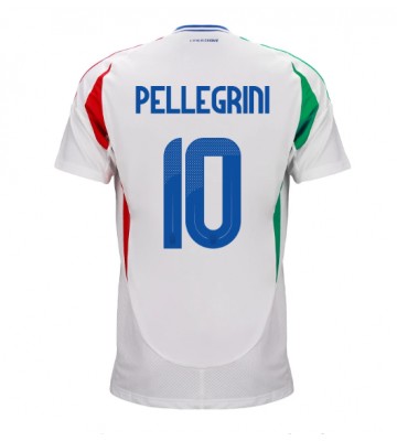 Italien Lorenzo Pellegrini #10 Udebanetrøje EM 2024 Kort ærmer